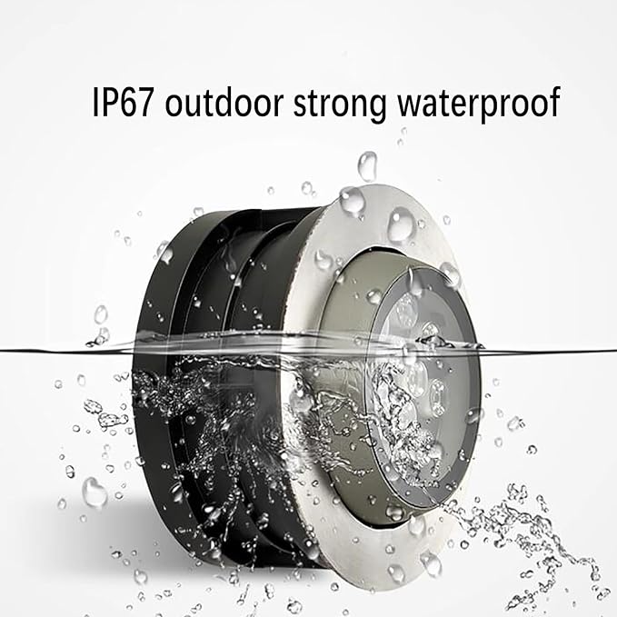 LED Landscape Lamp AC 24V Adjustable Angle Outdoor Buried Lights IP67 Waterproof Easy Installation Decorative Spotlight