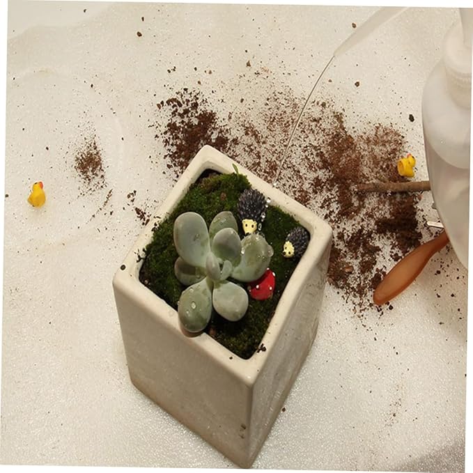 Mikikit 21pcs Planting Tools Set for Succulents Miniature Garden Hand Tools Set Seed Dispenser Watering Pot