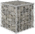 Gabion Basket/Planter/Raised Vegetable Bed Residential Landscape Cube Gabion Raised Bed Steel Wire 11.8x11.8x11.8