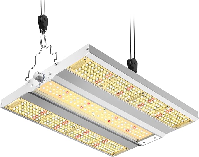 VIPARSPECTRA XS1500 Pro LED Grow Lights for Seed Starting Vegetables Bloom New-gen Lens Dimming Daisy Chain Full Spectrum Grow Lights for Indoor Plants 2x2/3x3 Grow Tent Actual Power 150 Watt