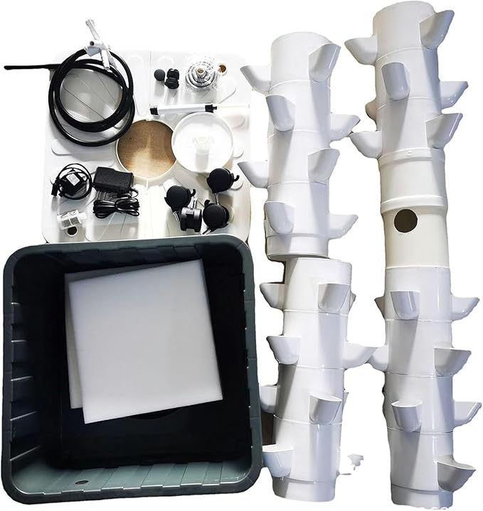 Garden hydroponic Vertical Tower 15-Story 45-Hole hydroponic Tower hydroponic Planting System hydroponic symbiotic Planting hydroponic Vertical Planting