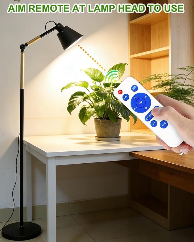 Standing Plant Grow Light LED Growing Light Full Spectrum for Indoor Plants4/8/12H Timer Flow Grow Light for Tall Large Indoor Plants
