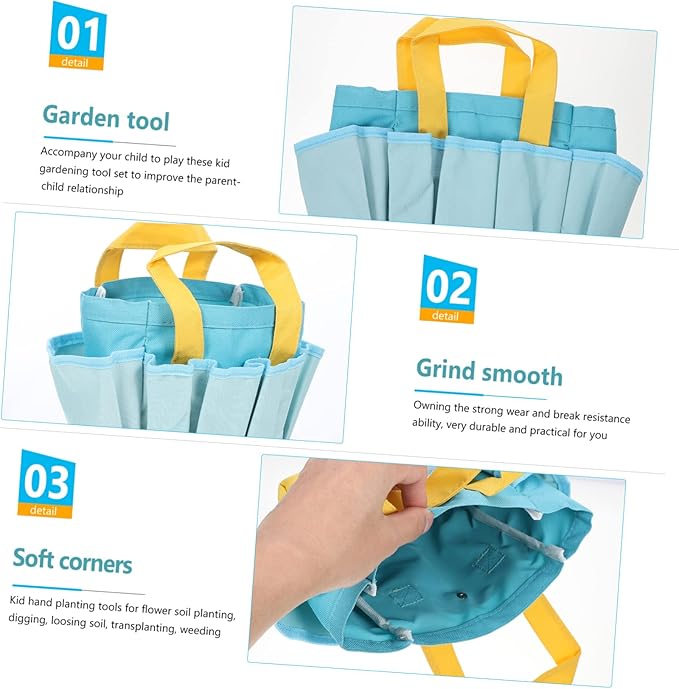 Boy Girl Gardening Tools Set Plastic Shovel Rake and Watering Can for Little Hands Lightweight and Safe for Planting Digging and Weeding Educational Outdoor Fun for Boys and Girls
