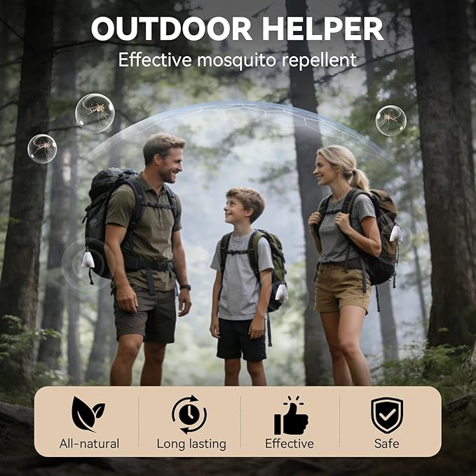 Mosquito Repellent 33 Balls – Mosquito Repellent Outdoor Patio &amp Indoor Natural Mosquito Deterrent for Yard Patio Camping &amp Travel