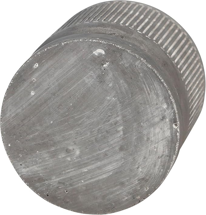 6 LINE Pattern Planter W Saucer Gray