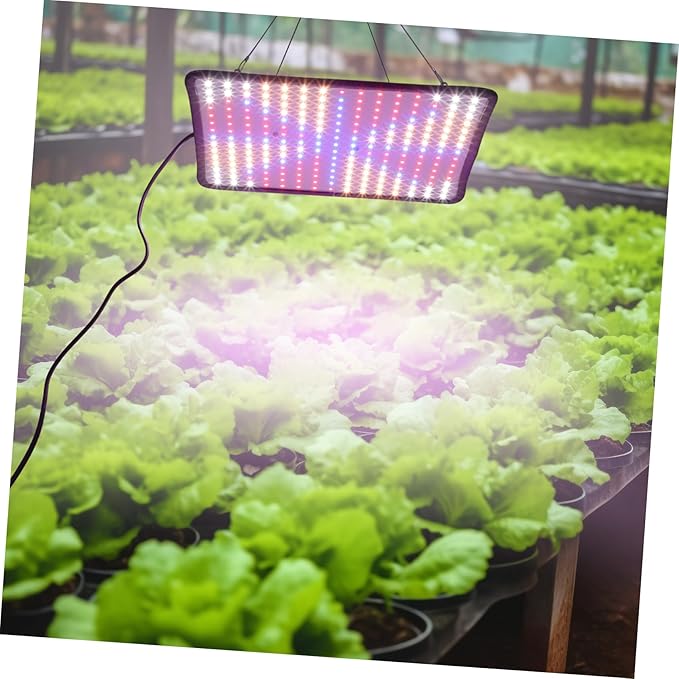 Toyvian 1set Led Plant Growth Light Chain Led Dimmable Hanging Lights for Indoor Gardening