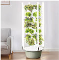 Hydroponics Tower Garden Growing Sys-TEM Vertical Garden Planter Indoor Smart Garden Kit with Pump and Movable Water Tank for Home Garden7thfloor