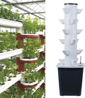 Hydroponics Tower Garden Hydroponic Growing System Aeroponics Growing Kit for Herbs Fruits and Vegetables Adapter Net Pots Timer for Herbs Fruits and Vegetables (Color : 30holes)