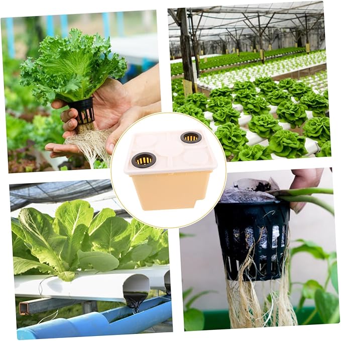 BESPORTBLE Hydroponic Planting Bucket Extra Greenhouse Vegetable Fruit Seedling Pots