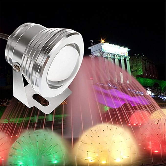 Outdoor Landscape Spotlights Outdoor Spotlights - 220V Rotation Spotlight - Led Beam Light IP67 Waterproof Ground Spotlight Landscape Decorative Lighting Spotlights Re