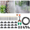 Automatic Drip Irrigation System Automatic Irrigation Equipment Set Automatic Drip Irrigation Kit Suitable for 1/2 and 3/4 Faucets Full Coverage Smart Timer 1Sec - 300 Min 50m