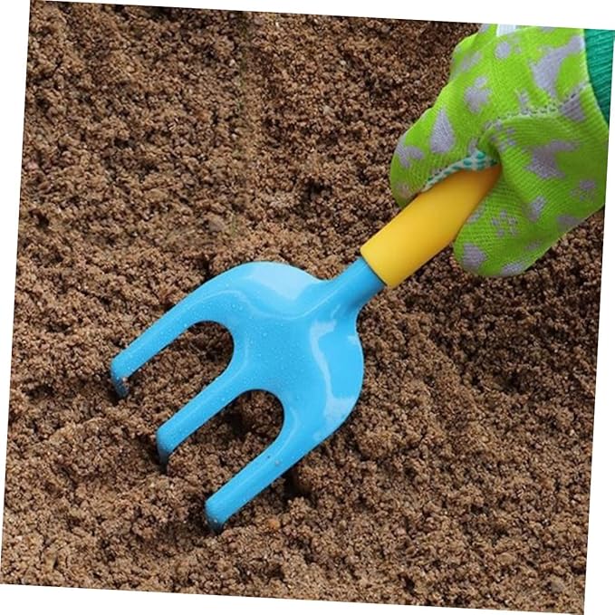 BESPORTBLE 1set Boys and Girls Garden Tools Gardening Kit Rake and Shovel for Flower Planting Outdoor Fun for Boys and Girls Lightweight and Easy to Use