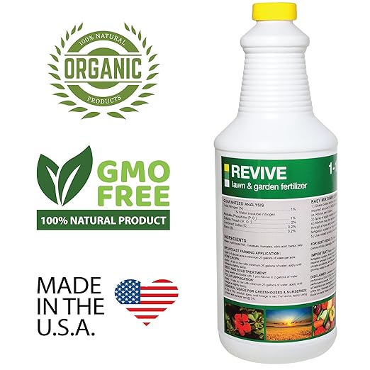 Organic Liquid Fertilizer for Plants – Boost Root Growth &amp Nutrient Absorption – Mycorrhizae + Soil Biology for Stronger Healthier Plants – Garden Vegetables Indoor &amp Hydroponic (GGO Revive