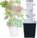 Hydroponic Tower Garden Hydroponic Planting System DIY Hydroponic Farm Equipment Suitable for Indoor Herbs Fruits and Vegetables(20 Holes)