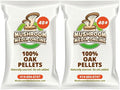 Premium 100% Oak Pellets – Pure Hardwood Substrate for Mushroom Cultivation | Ideal for Shiitake Oyster Reishi &amp More (80 Pounds)