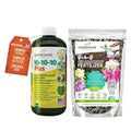 10-10-10 &amp 8-4-8 Acidic Fertilizer Bundle for All Plants - Acidic Fertilizer for Azaleas Camellias Hydrangeas Liquid Fertilizer Plant Food Outdoor &amp Indoor Plant Food (12 &amp 20oz)