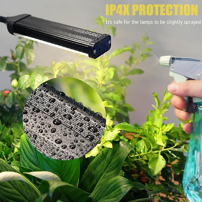 LED Grow Lights for Indoor Plants [ ] Full Spectrum Grow Light 8 in1 Auto On/Off Timing 4/8/12H Plant Lights for Indoor Growing