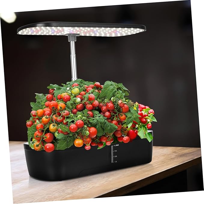 1set Hydroponics Growing System Kit with Led Grow Light Automatic Watering Fertilization Indoor Garden for Vegetables Compatible Easy to Use Growing System