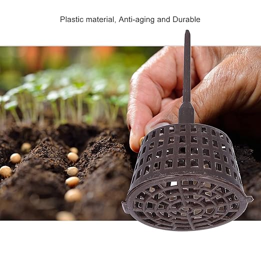 Atyhao Plastic Fertilizer Mesh Basket 20PCS Anti-Aging Bonsai Fertilizer Box with Lid for Planting Fertilization