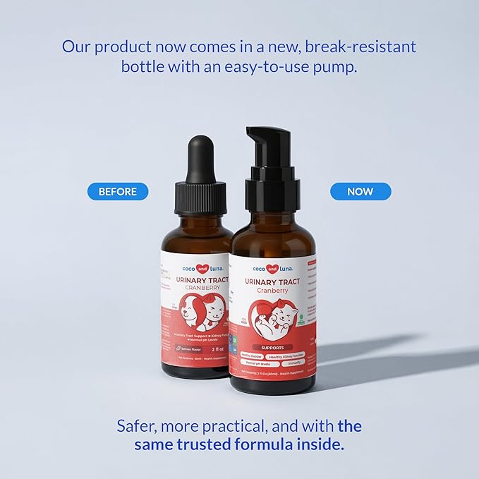 Cranberry for Cats - Urinary Tract Support Bladder Health Dog UTI Bladder Stones Incontinence Support (Liquid for Cats)