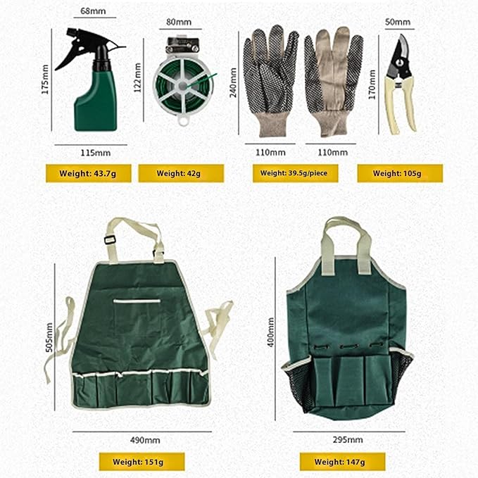 Multipurpose Garden Tool Set with Rustproof Stainless Steel Ideal for Home Outdoor Gardening Planting Use s Garden Tool