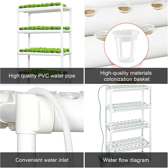 4-Layer 108-plant hydroponic Planting kit Home Indoor Planting kit soilless Cultivation Leafy Vegetable hydroponic Planting kit