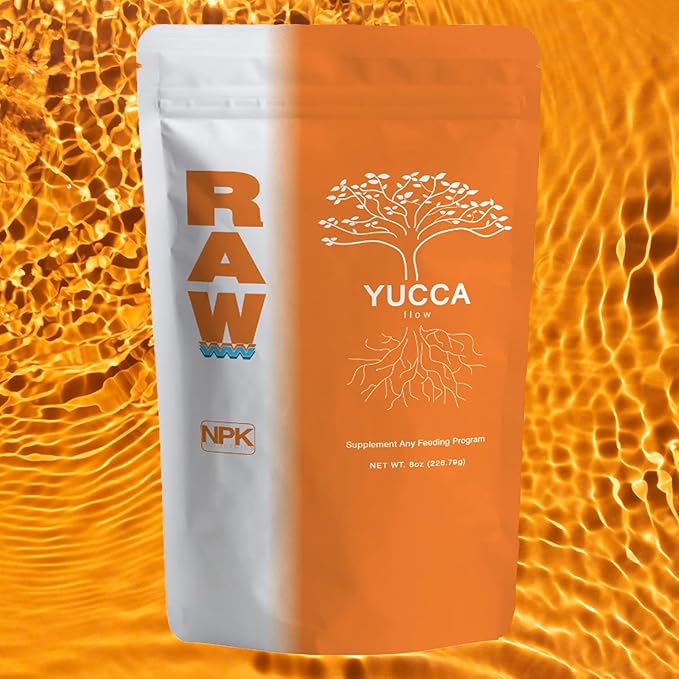 RAW Yucca Flow Water-Soluble Soil Amendment 2lbs – Promotes Water and Nutrient Absorption in Soil