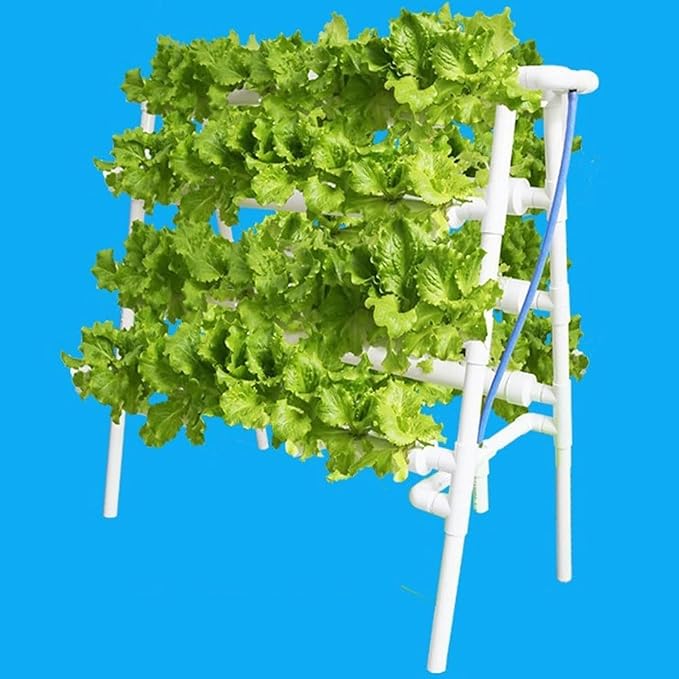 XENITE Hydroponics System Hydroponics Growing Kits Food-Grade PVC-U Pipe for Beginners for Home Kitchen Windowsill 0825