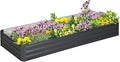 Galvanized Raised Garden Bed 7.9' X 3' Metal Planter Box for Vegetables Herbs &amp Flowers