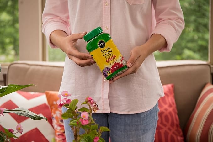Miracle-Gro Shake 'n Feed All Purpose Continuous Release Plant Food 1-Pound (Slow Release Plant Fertilizer)
