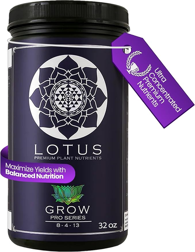 Grow Pro Series - Hydroponic Plant Nutrients and Fertilizer Water Soluble Plant Food - Massive Roots Made for Coco Coir Hydro &amp Soil Enhances Flowering &amp Fruiting Indoor &amp Outdoor Gr