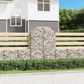 Gabion Basket Silver Galvanized Iron 39.4x19.7x63.0 in Rectangular Outdoor Planter for Garden Sound Dampening Raised Garden Bed