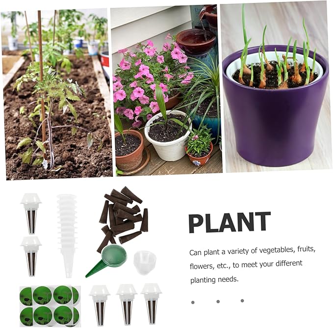 Mikikit 1set Hydroponics Transparent Humidity Domes for Indoor Gardening for Planting Tomatoes Flowers and More Soilless Cultivation