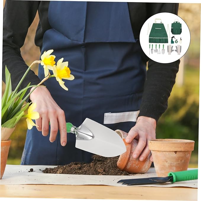 11pcs Garden Tool Set for Women Set Planting Shovel Weeding Tool Rake Compact for Outdoor Use