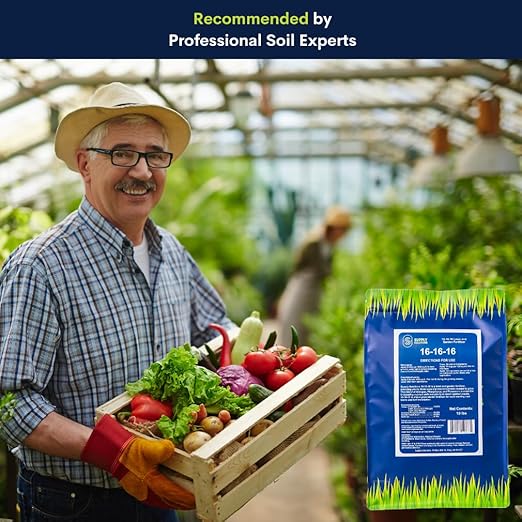 Supply Solutions 16-16-16 Complete Lawn &amp Garden All Purpose Granular Fertilizer - The Ultimate Plant Food for Lush Greenery &amp Vibrant Blooms - for All Plants Vegetables Fruits and Berries