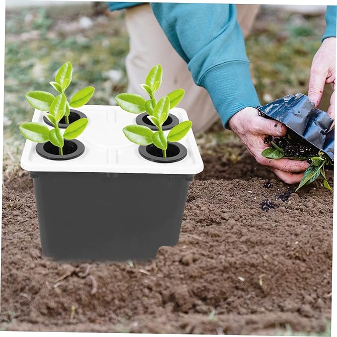 HANABASS Soilless Cultivation Barrel Greenhouse Fruit Planting Bucket Hydroponics Growing System Buckets
