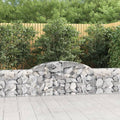Gabion Basket Galvanized Steel Wire Mesh Retaining Wall for Garden Fence Landscape 118-Inch Iron Cage 4-Piece Basket Set