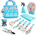 Garden Tool Set 11 Pieces Heavy Duty Aluminum Gardening Tool Set with Storage Bag and Kneeling Pad Ideal Gift for Women
