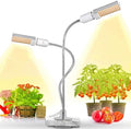LED Grow Light for Indoor Plant45W 88LED Timing Grow Lamp Auto On/Off with 3/6/12H TimerFull Spectrum Plant Grow Lights for Seedling5 Dimmable Levels3 Switch ModesAdjustable Gooseneck
