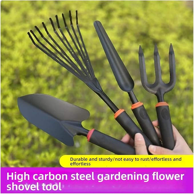 7-Piece Garden Tool Set - Mini Shovel Rake &amp Trowel for Flower Vegetable &amp Succulent Planting | Small Spade Kit for Potted Pla(1pcs Broad Share)