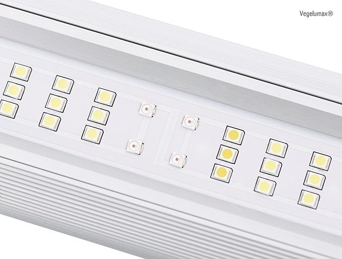 LED Grow Light Lamp for Indoor Plant Seedling Germination Vege Flower GrowthFull Spectrum CRI 90+ High Output White Light CCT 6500KIsolated Dimming Driver with On/Off Switch100 Watt4Feet