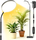 20W Full Spectrum Grow Light for Indoor Plants 63in Adjustable Floor Lamp with Gooseneck 4000K Natural Sunlike Light 3/9/12H Auto On/Off Timer 10-Level Dimmable for Tall Small Plants