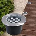 Underground Light LED - Ground Spotlights IP66 Waterproof Outdoor Recessed Spot Light 12V Landscape Lamp for Patio Pathway Yard Lawn Walkway Deck Buried Lights(Yellow18w)