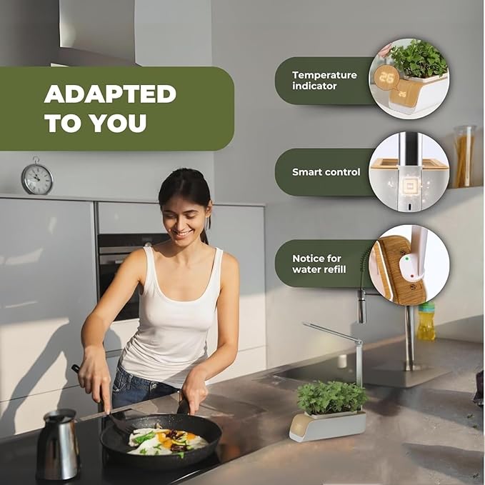 Premium Quality Growing System Hydroponics Growing System Indoor Garden Herb Garden Kit Indoor Suitable for Growing Vegetables Spices and Fruits