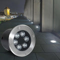 IP66 Waterproof LED Underground Lights 24W Warm White &amp 15W Yellow Buried Spotlights for Garden Walkway Driveway Deck &amp Patio Landscape