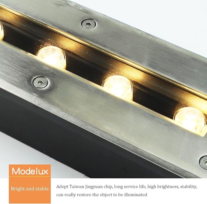 Ground LED Landscape Lights - Outdoor Buried Lights Led Recessed Ground Spotlight Rectangular Underground Light Outdoor Garden Floor Lamp Waterproof Path Lighting Floor