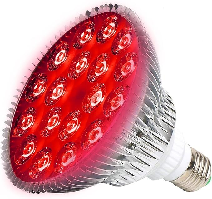 E27 LED Plant Grow Light 54W Par38 Full Spectrum Phyto Grow Box for Flower Seed Growth Hydroponics Veg Growing (Color : 12red 6yellow)