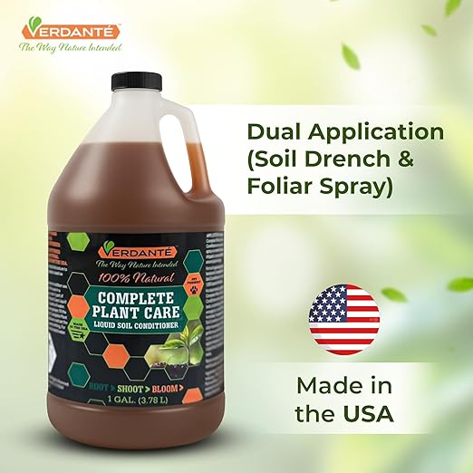 Complete Plant Care Liquid Soil Conditioner – Improve Lawn &amp Garden Health - Versatile Soil Conditioner for Lawns &amp Gardens - Simple Lawn and Garden Solutions (1 Gallon)