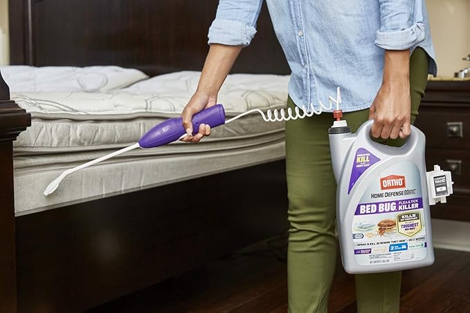 Ortho Home Defense Max Bed Bug Flea &amp Tick Killer with Comfort Wand 1 gal. (2-Pack)