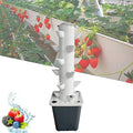Hydroponics Growing System Tower - 15 Pods Vertical Planter Auto Watering Pump &amp Tank - Indoor Gardening Gift for Herb &amp Vegetable Lovers(18holes)